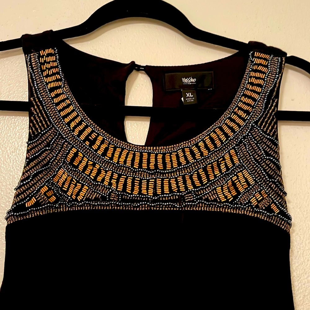 Mossimo Beaded, Lined Midi Dress XL